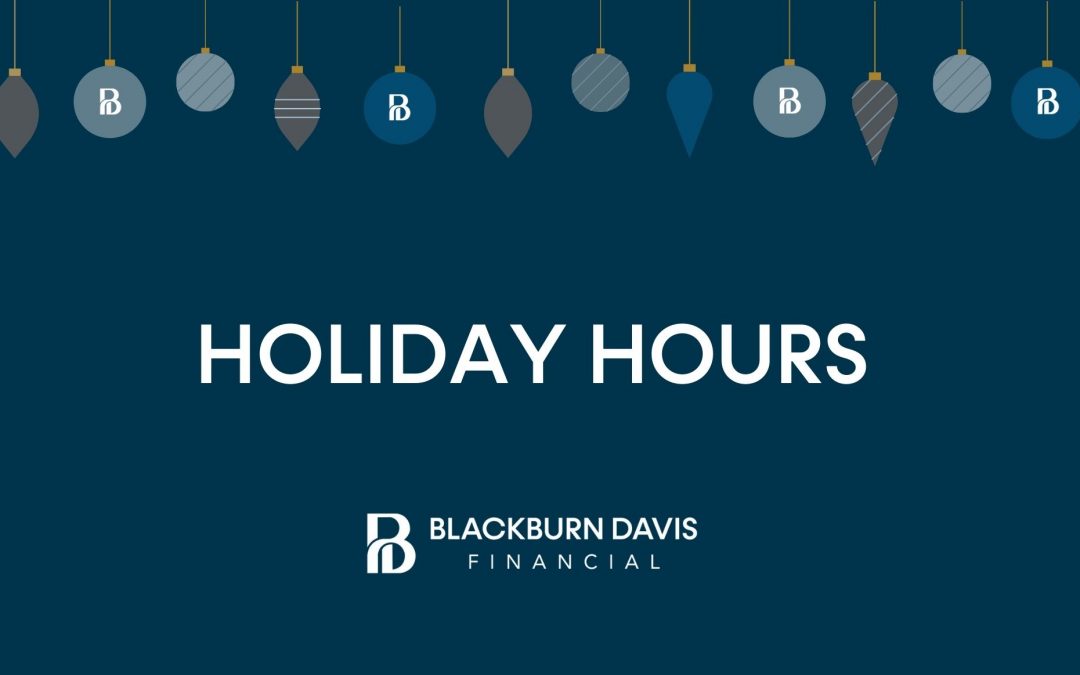 2021 Holiday Hours